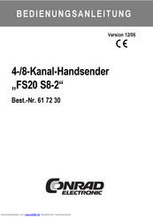 Conrad Electronic FS20 S8-2 Bedienungsanleitung