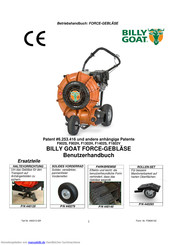 Billy Goat FORCE F1802V Benutzerhandbuch