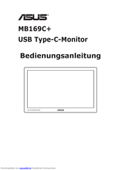 Asus MB169C+ Bedienungsanleitung