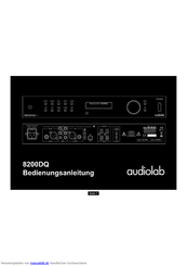 Audiolab 8200DQ Bedienungsanleitung