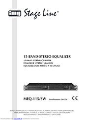 Stageline Meq-115/SW Bedienungsanleitung