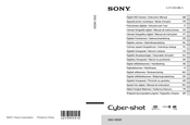 Sony Cyber-shot DSC-W520 Gebrauchsanleitung