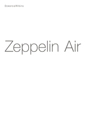 B W Zeppelin Air Benutzerhandbuch