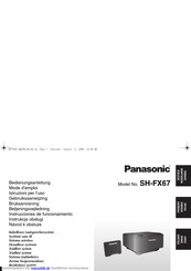 Panasonic SHFX67E Bedienungsanleitung