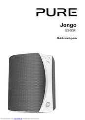 Pure Jongo S3X Schnellstartanleitung