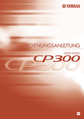 Yamaha CP300 Bedienungsanleitung