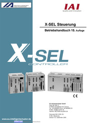 IAI X-SEL Betriebshandbuch