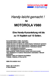 Motorola V980 Kurzanleitung