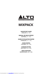 Alto Professional MIXPACK Benutzerhandbuch