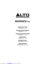 Alto Professional MIXPACK Pro Benutzerhandbuch