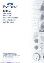 Focusrite Saffire Handbuch