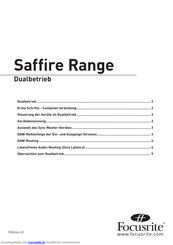 Focusrite Saffire PRO Range Dual Unit Betriebshandbuch