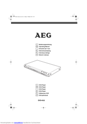 AEG DVD-4522 Bedienungsanleitung