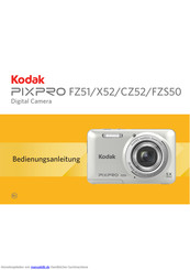 Kodak PixPro X52 Bedienungsanleitung