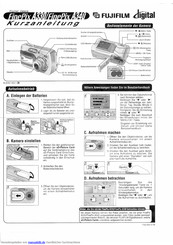 Fujifilm Finepix A 340 Kurzanleitung