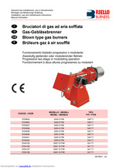 Riello GAS 10 P/M Bedienungsanleitung