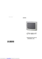 Clatronic CTV 650 VT Bedienungsanleitung