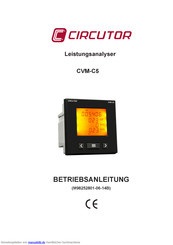 CIRCUTOR CVM-C5 mc Betriebsanleitung