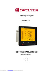 CIRCUTOR CVM-C10 Series Betriebsanleitung