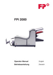 FP FPi 2000 Betriebsanleitung
