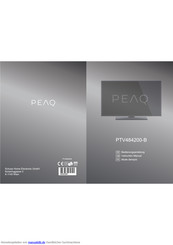 Peaq PTV484200-B Bedienungsanleitung