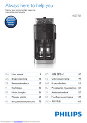 Philips HD7761 Benutzerhandbuch