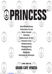 Princess 242119 Grand Cafe Venezia Anleitung