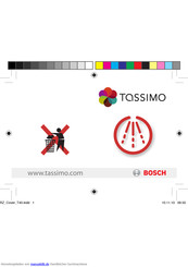 Bosch Tassimo TAS 40xx Series Kurzanleitung