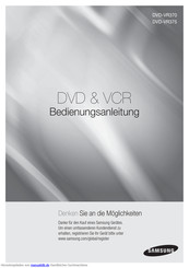 Samsung DVD-VR375 Bedienungsanleitung