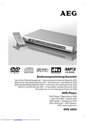 AEG dvd 4502 Bedienungsanleitung