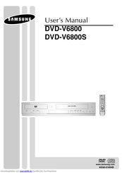 Samsung DVD-V6800S Anleitung