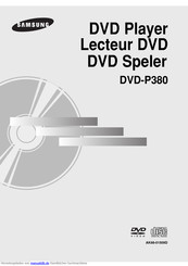 Samsung DVD-P380 Benutzerhandbuch