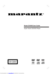 Marantz dv8400 Bedienungsanleitung