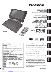 Panasonic DVD-LS83 Bedienungsanleitung