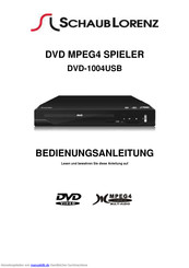 Schaub Lorenz DVD-1004USB Bedienungsanleitung