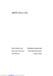 AEG Electrolux SANTO 70312-5 KG Benutzerhandbuch