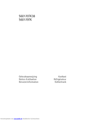AEG Electrolux S60170TK38 Benutzerhandbuch