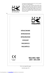 Kalorik TKG RFG 1001 Handbuch