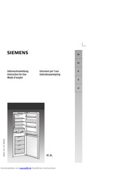 Siemens KI 32 NA 40 Gebrauchsanleitung