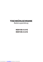 Techwood KS9149-4 A+G Bedienungsanleitung