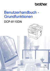 Brother DCP-8110DN Benutzerhandbuch -  Grundfunktionen