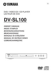 Yamaha DVSL100 Bedienungsanleitung