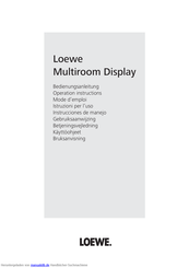 Loewe Multiroom Receiver Bedienungsanleitung