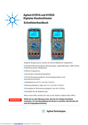 Agilent Technologies U1252A Schnellstart Handbuch