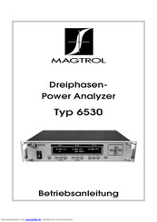 Magtrol 6530 Betriebsanleitung
