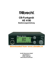 Albrecht AE4190 Bedienungsanleitungen