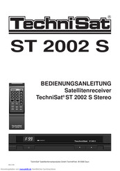 TechniSat ST 2002 S Stereo Bedienungsanleitung