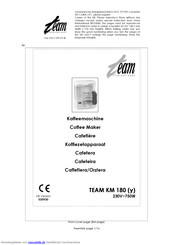Team KM 180 y Gebrauchsanleitung