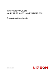 Nipson VARYPRESS 500 Handbuch