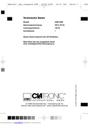 Clatronic KSW 2669 Bedienungsanleitung